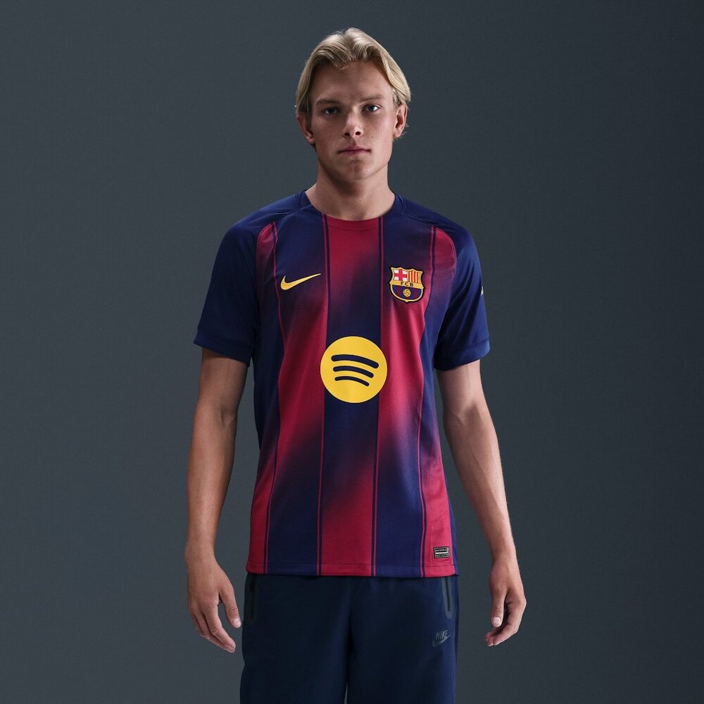 NWT Nike FC Barcelona 25/26 Home ADV Match Soccer  Jersey Mens L NWT